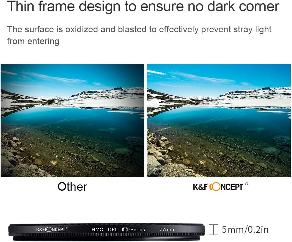 K&F Concept 49mm MC CPL Polarizing Filter KF01.1434 - 2